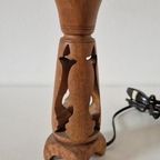 Vintage Lamp Lampenpootje Teakhout thumbnail 5