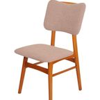 Set Van Drie Vintage Jaren 60 Stoelen Opnieuw Gestoffeerd thumbnail 3