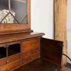 Bureau Bookcase Antiek Engels Eiken thumbnail 8