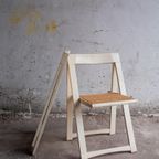 Vintage Folding Chair With Mesch Seating thumbnail 14