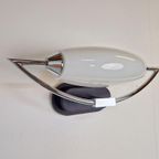 Vintage Peill & Putzler Bolero Wandlamp Wit Glas Germany ‘70 thumbnail 2