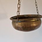 Koperen Hangpot Schaal Vintage Hangpot thumbnail 6