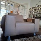 Loveseat, Leer, In Zeer Goede Staat thumbnail 3