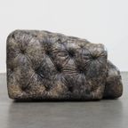 Stoere, Unieke En Moderne Rundleren Chesterfield Bank Met Een Bijzondere Kleurstelling thumbnail 12