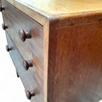 Vintage Design Ladekastje, Massief Hout H63b59d34cm thumbnail 7