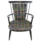 Vintage Stoel Spijlenstoel Fauteuil thumbnail 2