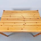 Vintage Grenen Pine Rechthoekige Eettafel Deens Design ‘60 thumbnail 10
