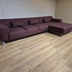 Zanotta Greg Hoekbank - Wijnrood - Stof - Topstaat - Design thumbnail 8