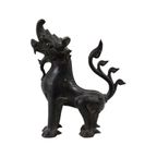 Aziatische Bronzen Foo Dog Komainu Guardian Lion China thumbnail 3