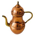 Vintage Theepot Koper En Messing thumbnail 3