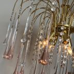 Vintage Xxl Murano Teardrop Kroonluchter Hanglamp Kristal thumbnail 11