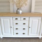 Prachtige Wit Landelijke Ladekast Dressoir thumbnail 6