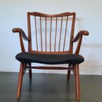 Mid Century Kersen Fauteuil, Waarschijnlijk De Ster thumbnail 10