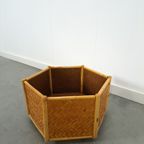 Rotan Bamboe Plantenbak Op Wielen, Bloempot thumbnail 4