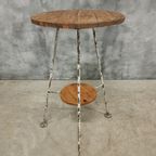 Oude Plantentafel Sidetable Statafel 105 Cm Hoog thumbnail 20