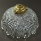 Vintage Glazen Lampenkap Geslepen Glas thumbnail 10
