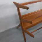 Zeldzaam Wim Den Boon (attrib) Modernistische Side Table Wandmeubel thumbnail 16