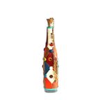 Retro Fles Bekleed Met Patchwork Skai, Jaren '60/'70 thumbnail 2