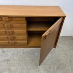 Vintage Houten Dressoir - Geometrisch - Brutalistisch '70 thumbnail 6