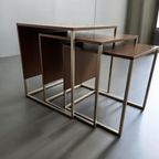 Set Van 3 Bijzettafels / Retro Salontafels / Sidetable thumbnail 3