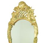 Grote Zweedse Spiegel Bladgoud Verguld Klassiek Rococo Stijl 119cm thumbnail 4