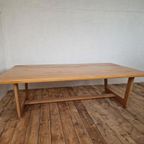 Vintage Grenen Japandi Stijl Tafel Scandinavisch thumbnail 5