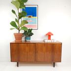 Vintage Deens Dressoir Palissander Hout Kast thumbnail 3