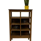 Art Deco Wandkast Vakkenkast Jaren 30 Eiken Open Kast thumbnail 2