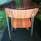 Vintage Formica Tafel Met 2 Bijpassende Stoelen '60S/70S thumbnail 5