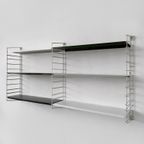 Mid-century Tomado Wandsysteem Wit Grijs Zwart 1950’s thumbnail 6