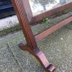 Antiek Mahonie Engels Kapspiegeltje, Kantelbaar, 40 Cm Hoog - Reliving thumbnail 2