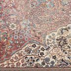 Groot Vintage Wollen Vloerkleed In Oosterse Stijl Met Rustige Kleuren 350x250cm thumbnail 6