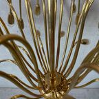 Vintage Brass Italian Sputnik Chandelier thumbnail 14