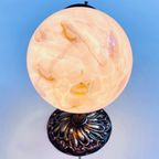 Artdeco Wandlamp Messing Opaline 1930’S thumbnail 7