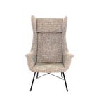 Vintage Miroslav Navratil Wingback Lounge Fauteuil Voor Ton thumbnail 3