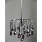 Vintage Sputnik Lamp Met 9 Lichtpunten En 16 Verchroomde Bollen thumbnail 2