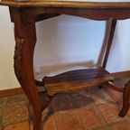 Klassieke Elegante Hollandse Antieke Bijzettafel Sidetable Side Table. thumbnail 8