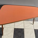 Peach Pink Formica Table 1960S thumbnail 4