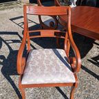 -8 Klassieke Engelse Eetkamerstoelen In Nieuwstaat Afm. 60x5 thumbnail 4