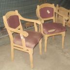 Eiken Armstoelen Set Van 2 thumbnail 2