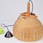 Vintage Rotan Hanglamp Scandinavisch ’60 Boho Japandi Riet thumbnail 9