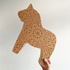Groot Vintage Kartonnen Dala Paard Van Ikea, Zweden, Scandinavisch Design thumbnail 3