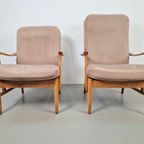 Set 2 Vintage Beuken Fauteuil Farstrup Casa Alcantara 1960 thumbnail 3