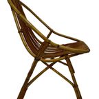 Vintage Set Van 4 Rotan Fauteuils Rohe Noordwolde 1960 thumbnail 5