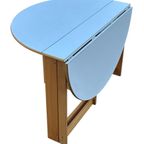 Vintage Ronde Scandinavische Opklapbare Eettafel Design thumbnail 5