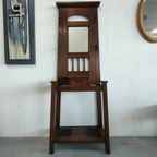 Antieke Arts & Crafts Halmeubel Kapstok (1908) thumbnail 18