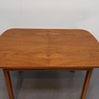 Vintage Eetafel Rechthoek Notenfineer thumbnail 11