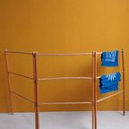Vintage Ventilator, Tafelventilator, Pastel Blauwe Waaier thumbnail 3
