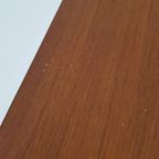 2 Vintage Teak Houten Deense Kastje Glazen Deurtjes Keuken thumbnail 5