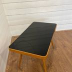 Original 60'S Coffee Table By Jiri Jiroutek With Black Glass Plate thumbnail 5